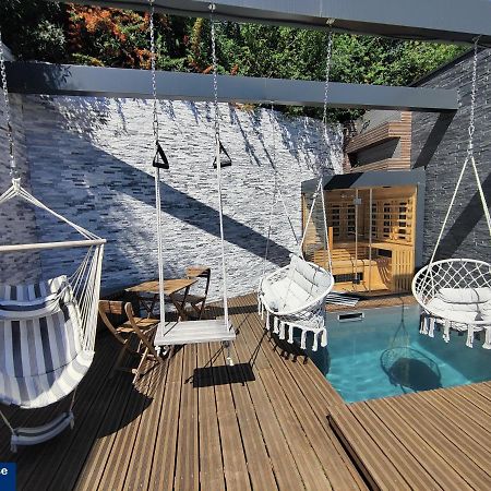 Piscine Chauffee Et Spa Jacuzzi Privatif Terrasse Sans Vis A Vis ,,,Sky House Agen,,, Εξωτερικό φωτογραφία