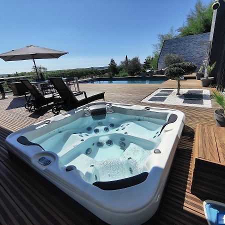 Piscine Chauffee Et Spa Jacuzzi Privatif Terrasse Sans Vis A Vis ,,,Sky House Agen,,, Εξωτερικό φωτογραφία