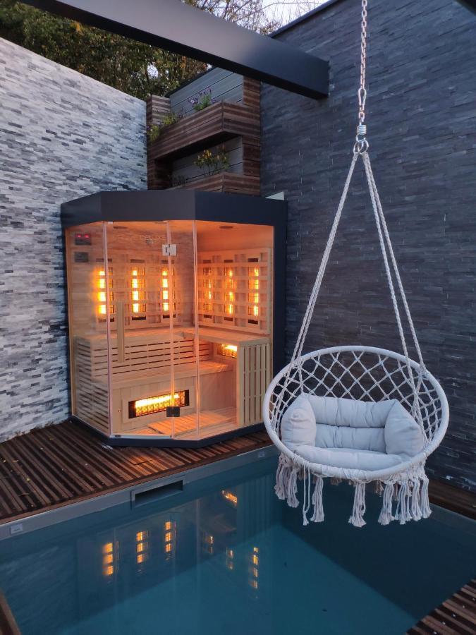 Piscine Chauffee Et Spa Jacuzzi Privatif Terrasse Sans Vis A Vis ,,,Sky House Agen,,, Εξωτερικό φωτογραφία